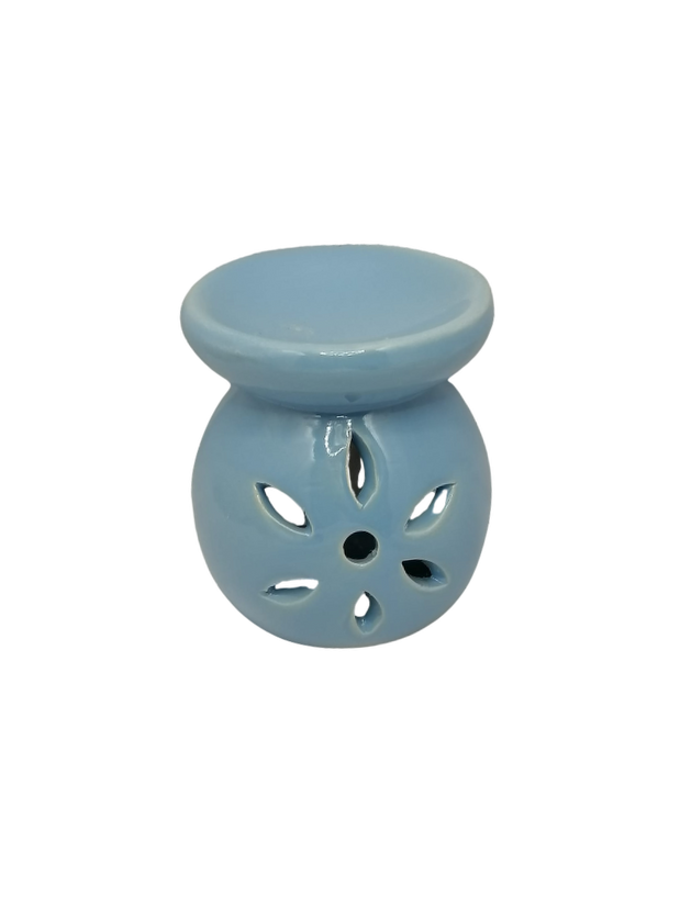 Blue Round Ceramic Burner
